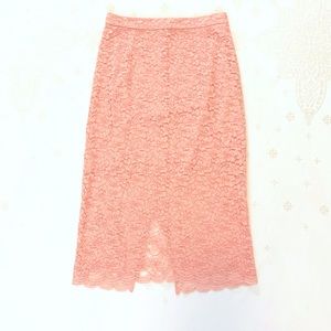 NWOT Babaton Wilbur Lace skirt